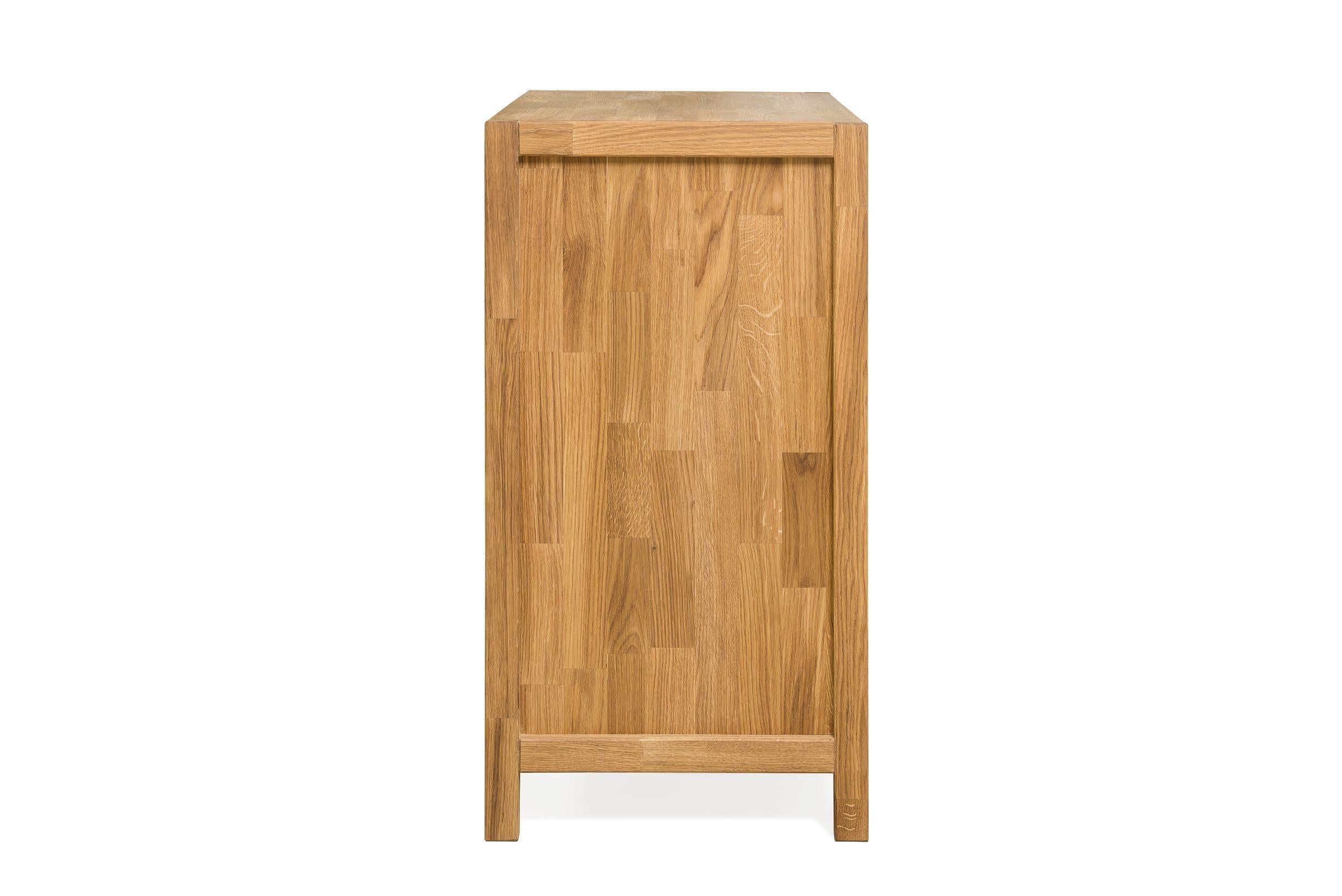 NordicStory Cómoda Cajonera  Niels Madera Maciza Roble Nordico